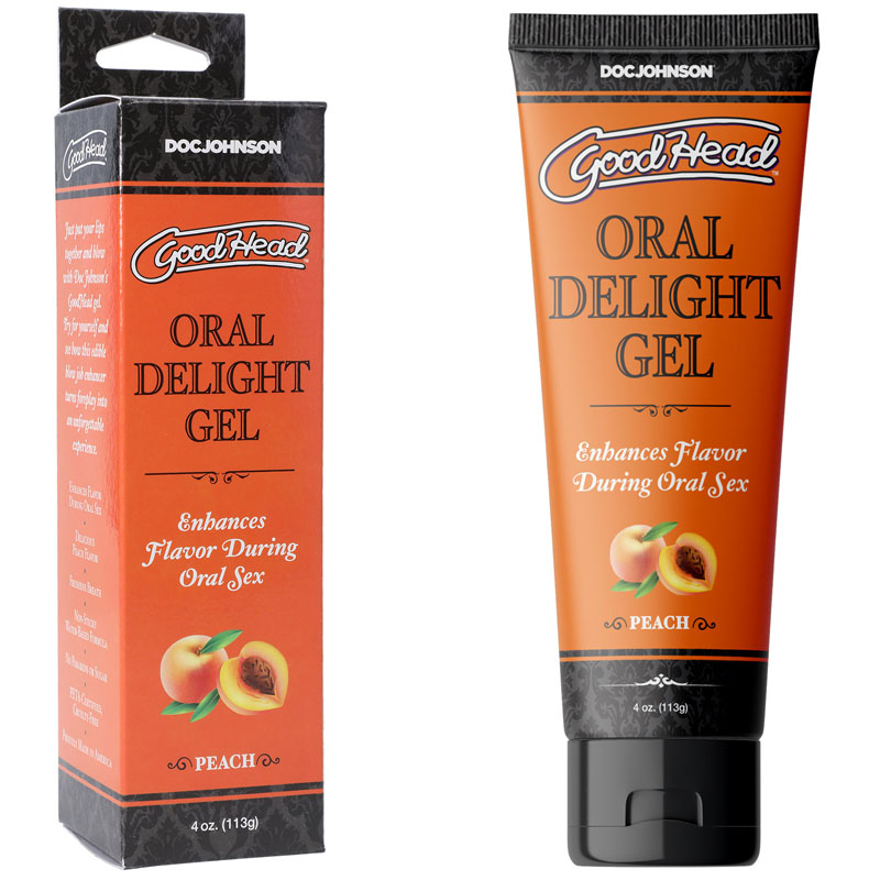 GoodHead Oral Delight Gel - Peach - 113 g